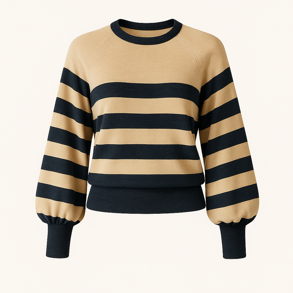 Cotton Stripe Ada Jumper