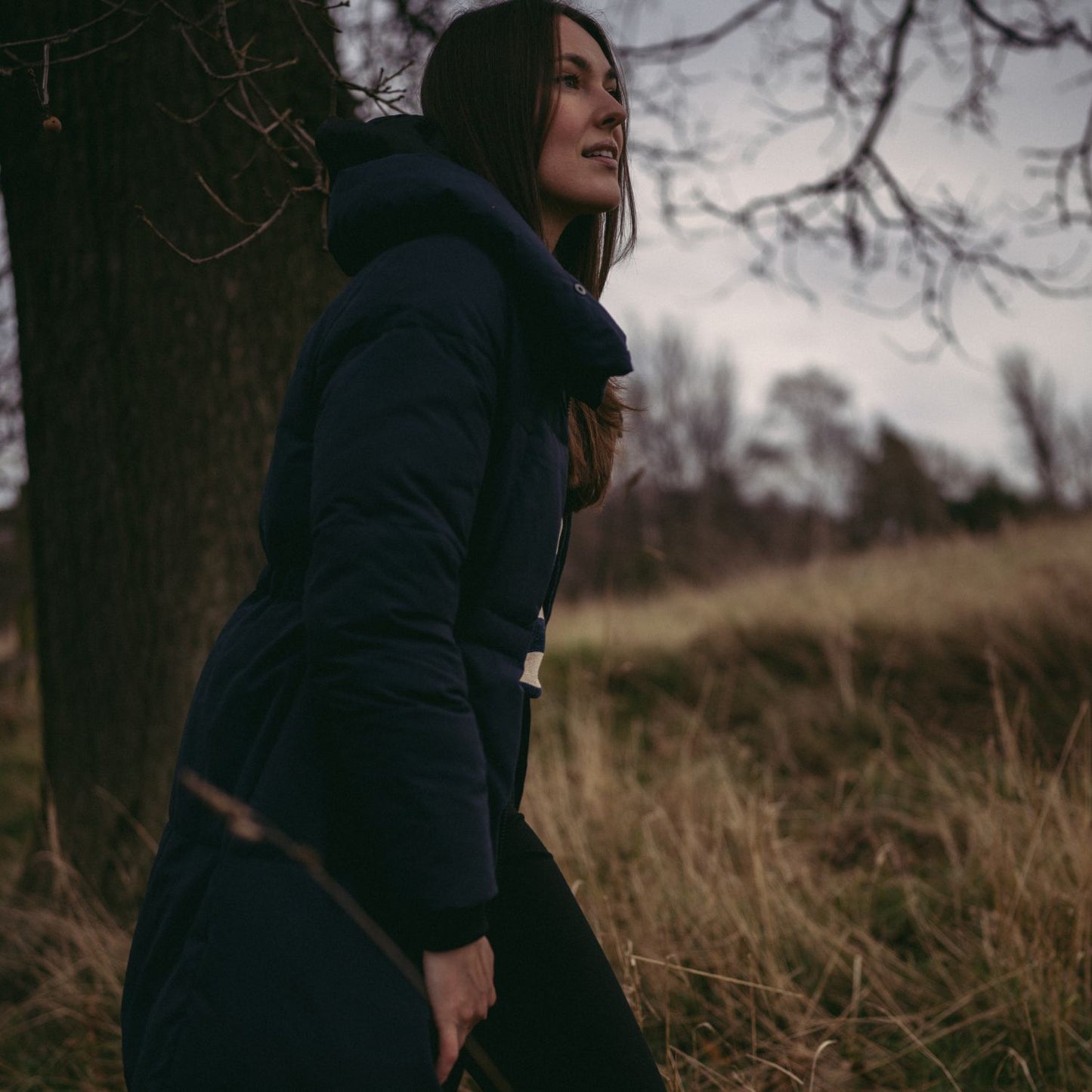 Alexis Padded Jacket Midnight Green