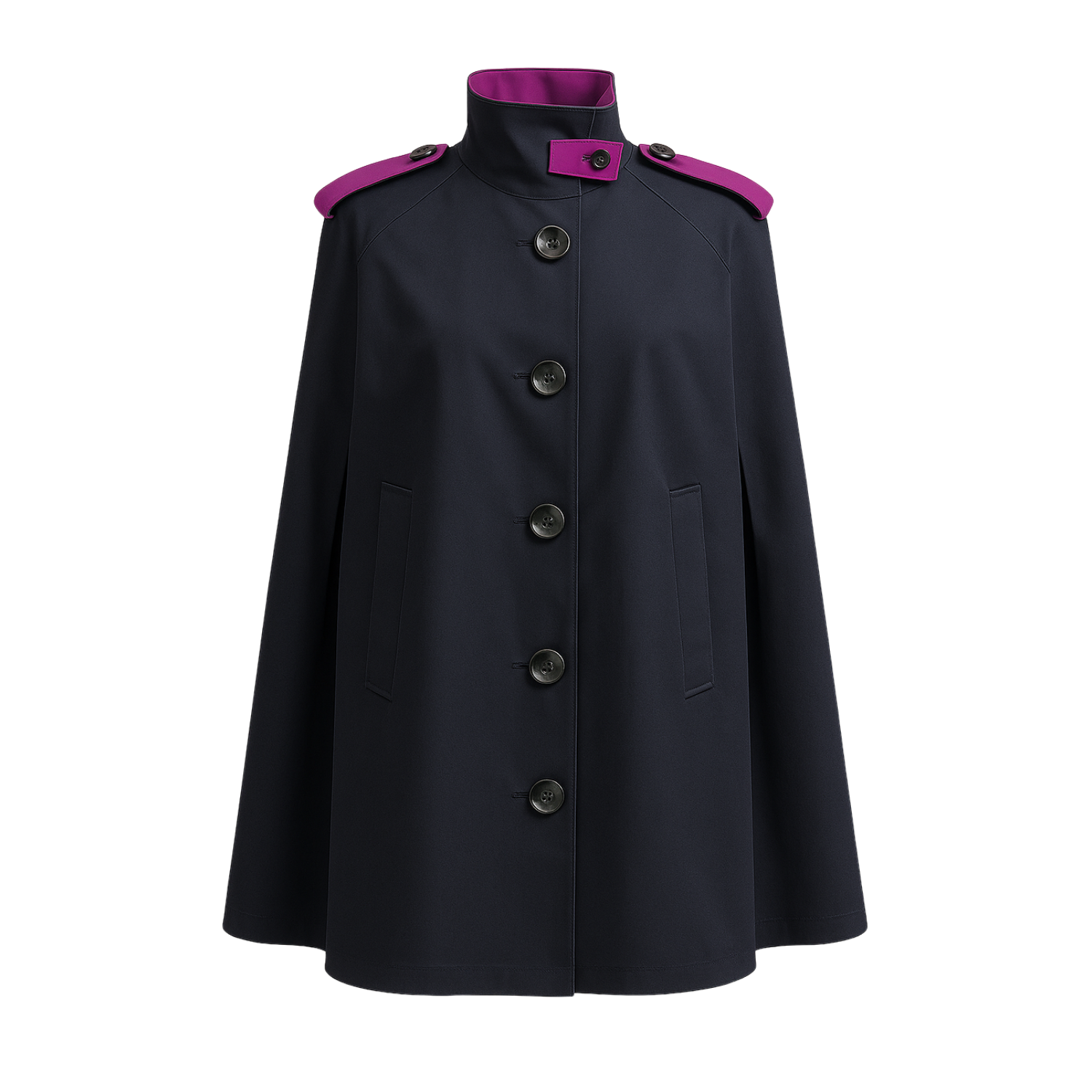 Nadia in Navy - Women's Luxury Cape - Beira