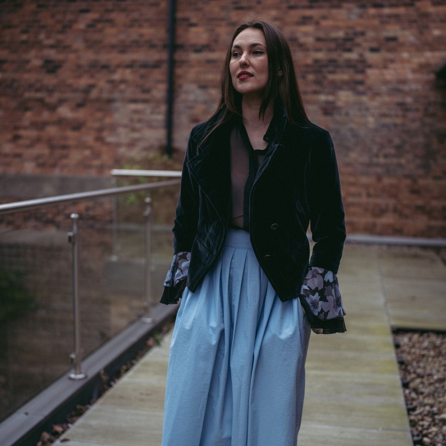 Anna Skirt in Light Blue