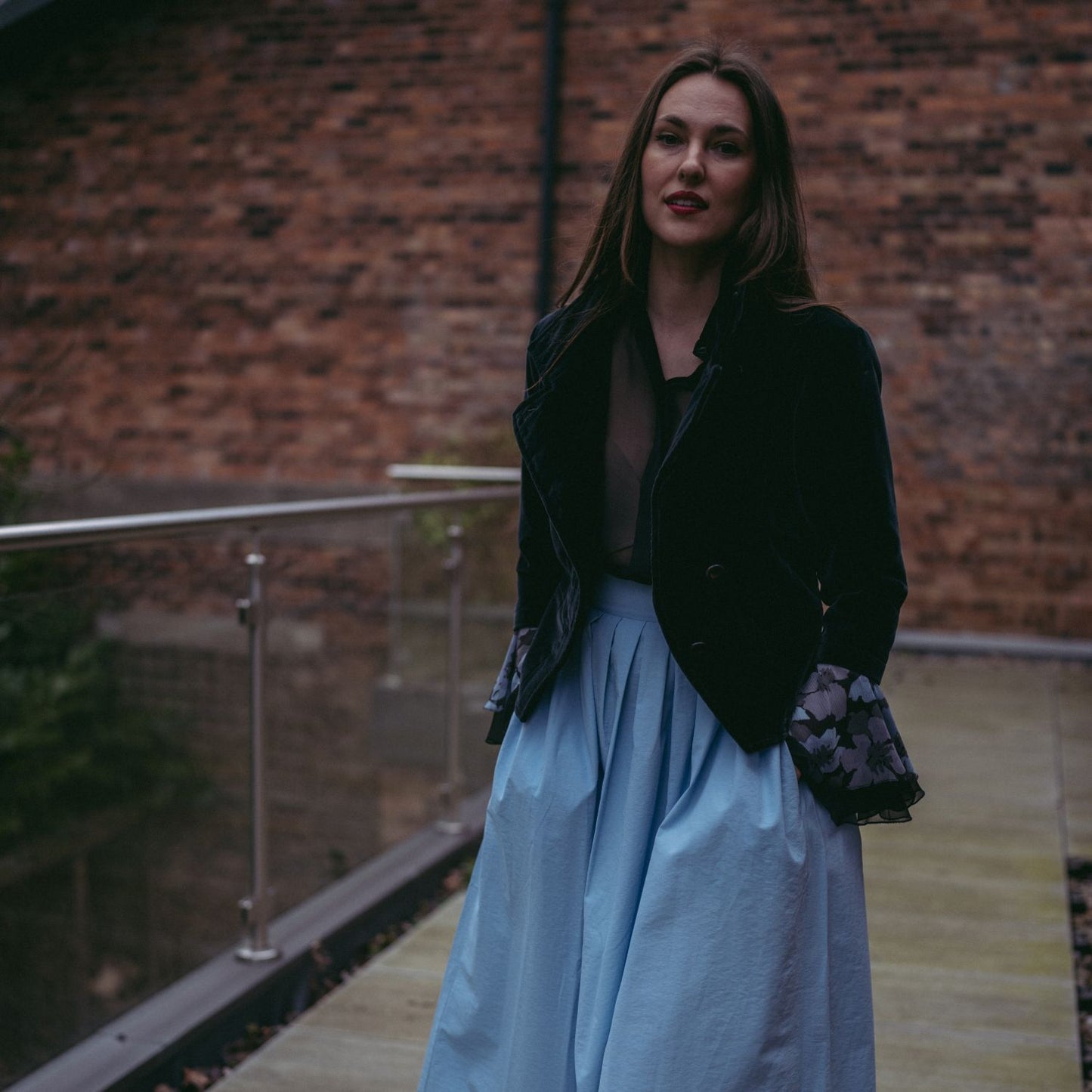 Anna Skirt in Light Blue