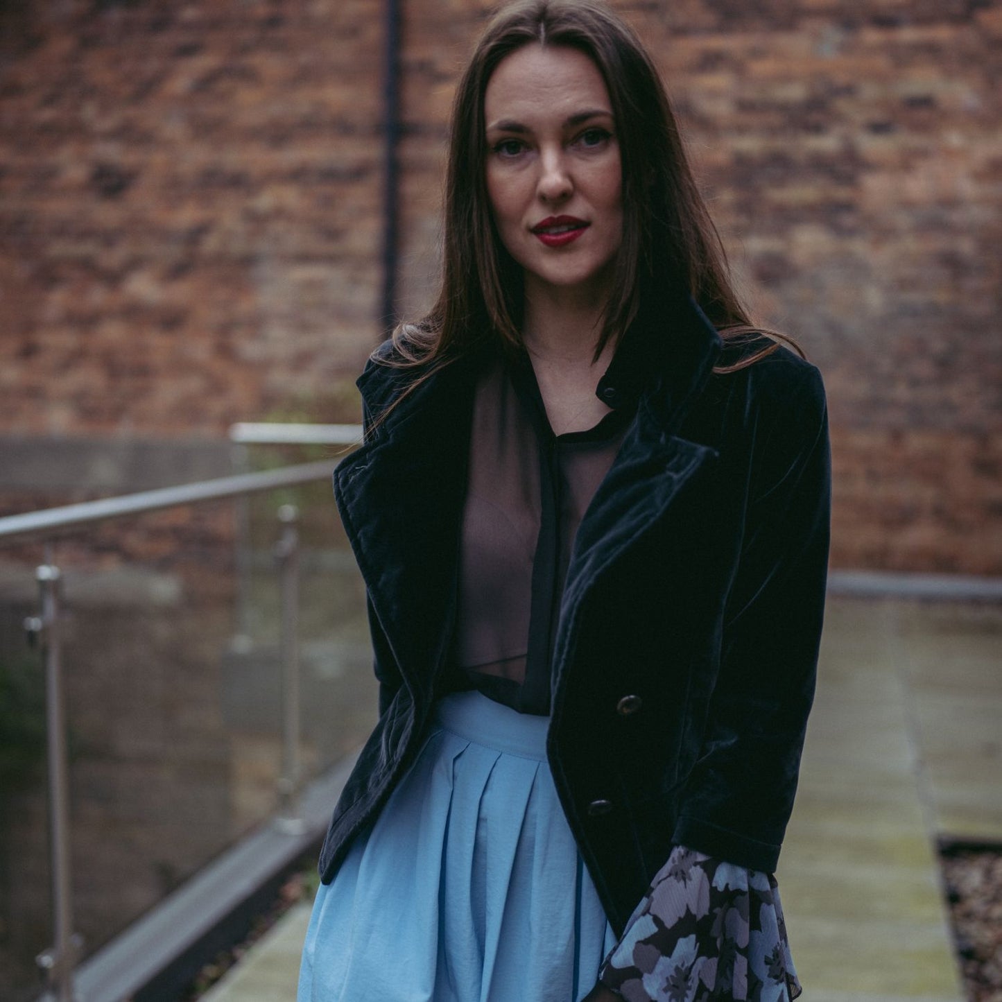 Elena Jacket Black Velvet