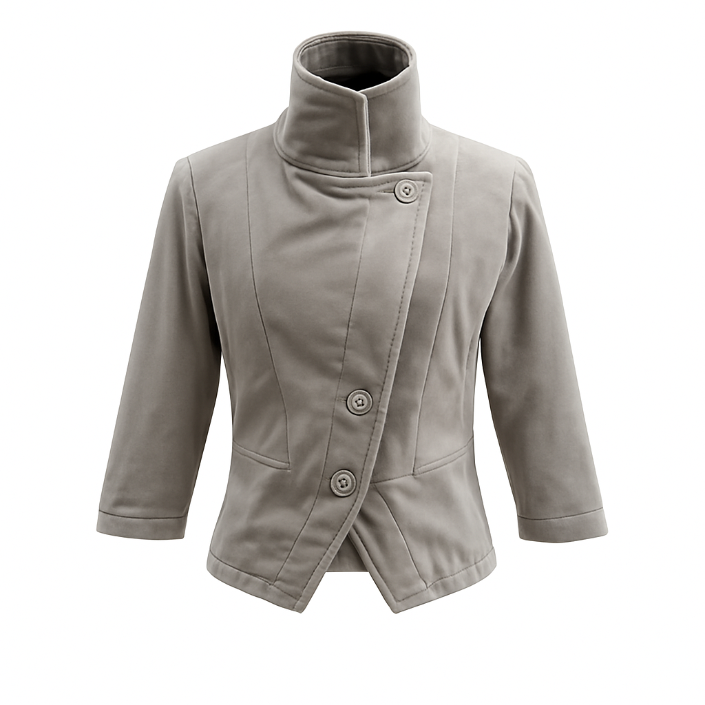 Elena Jacket Grey Velvet