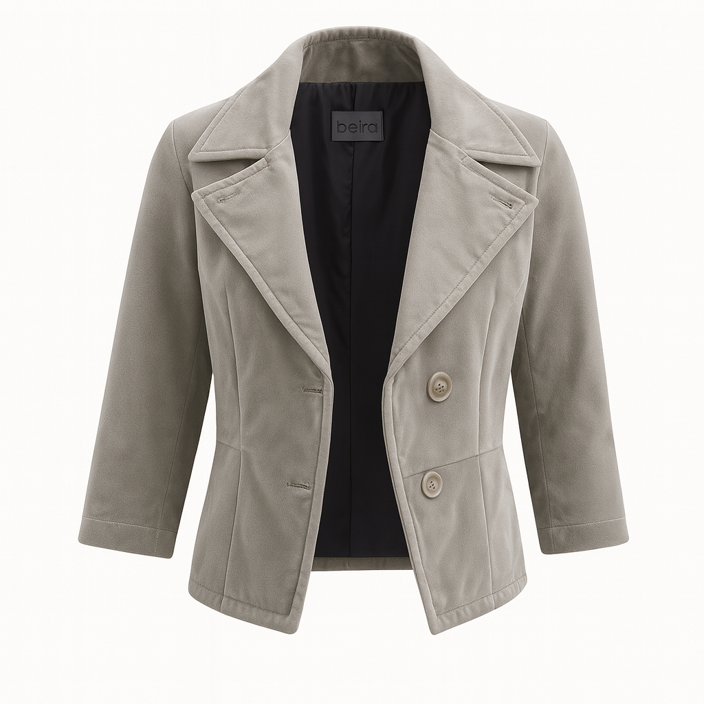 Elena Jacket Grey Velvet