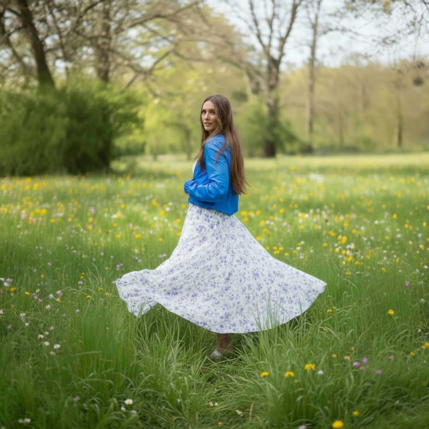 Luisa Water Repellent Jacket – Blue