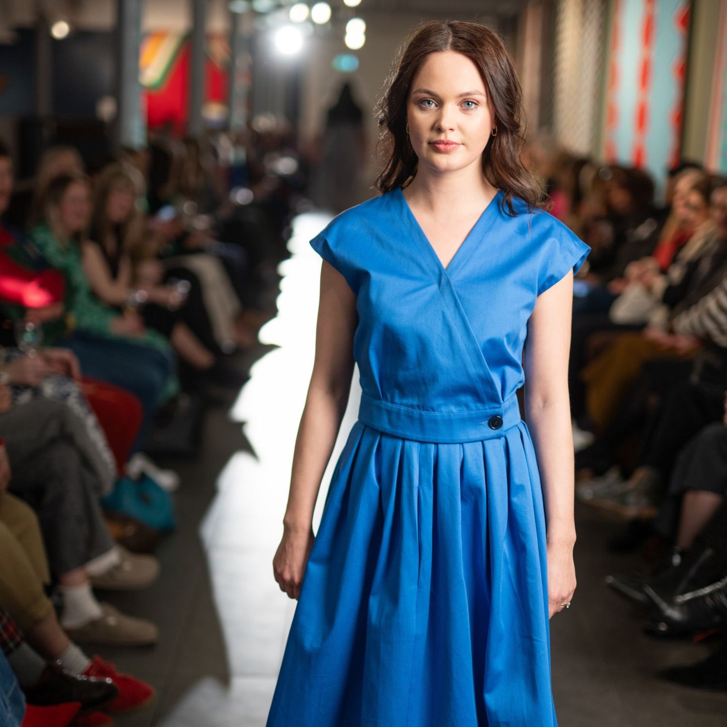 Anna Skirt in Cornflower Blue