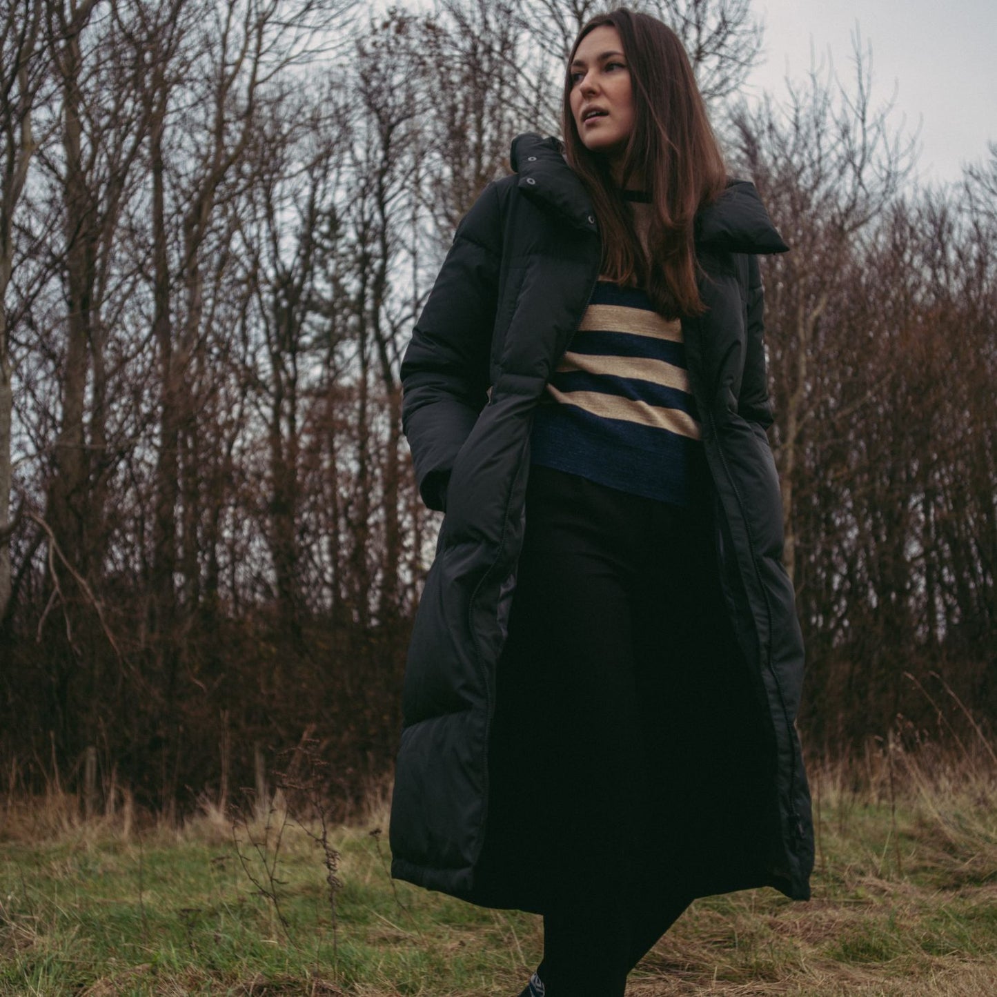 Alexis Padded Jacket Midnight Green