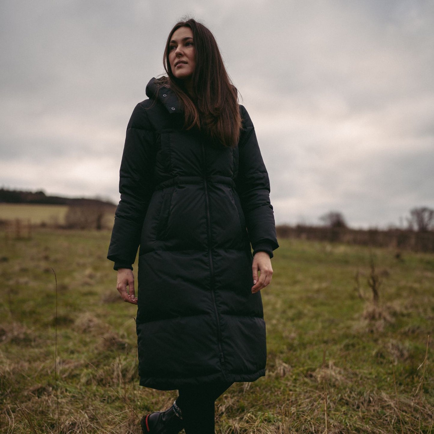 Alexis Padded Jacket Midnight Green