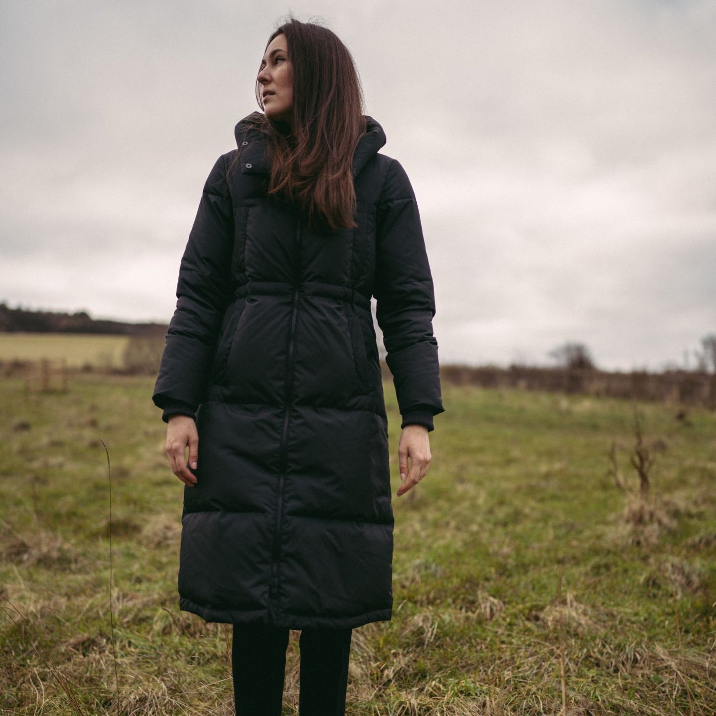 Alexis Padded Jacket Midnight Green