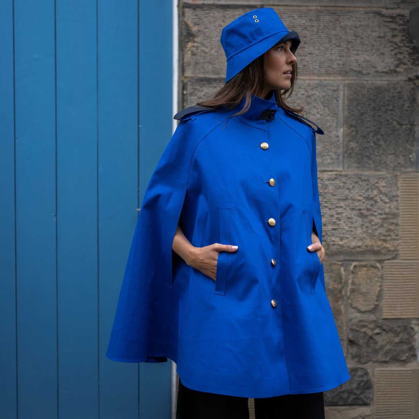 Nadia Cape Royal Blue