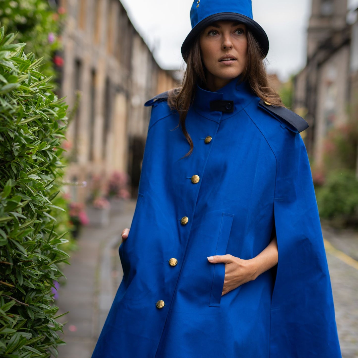 Nadia Cape Royal Blue