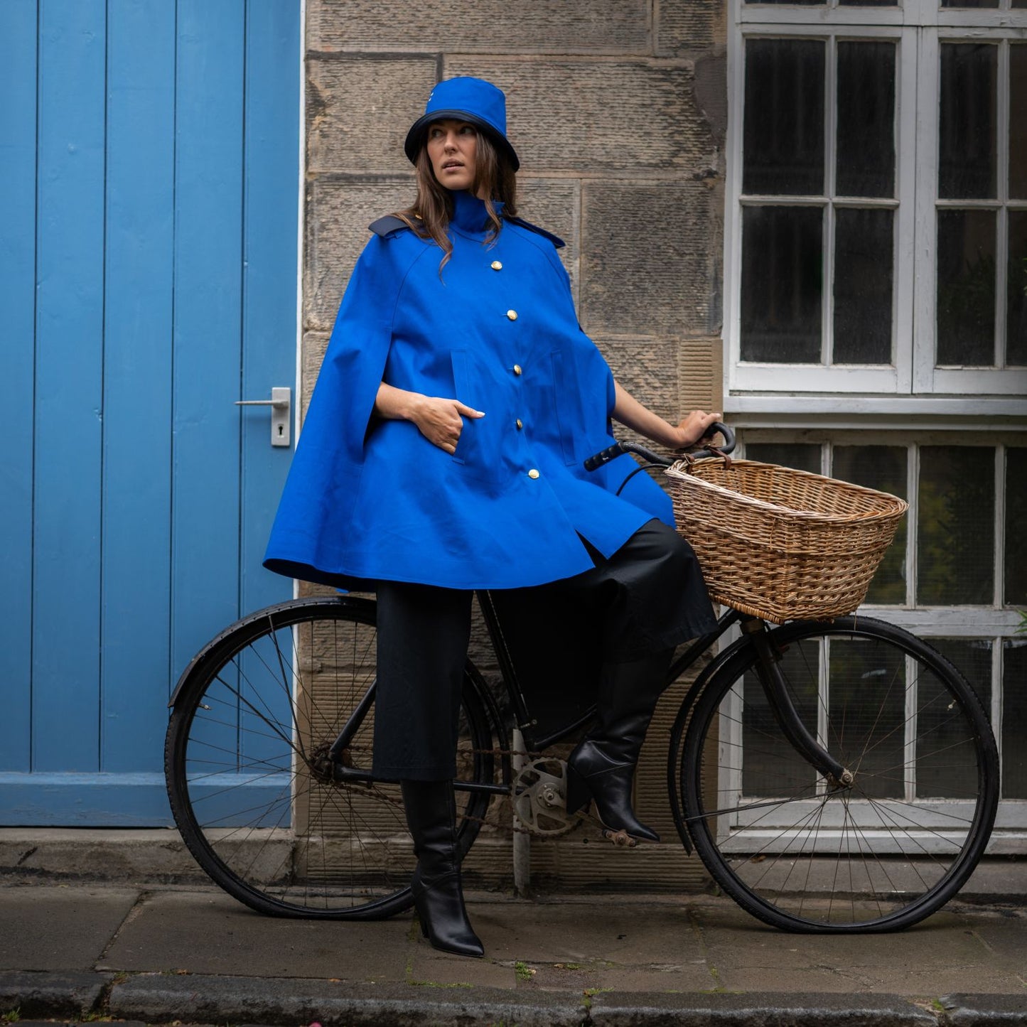 Nadia Cape Royal Blue