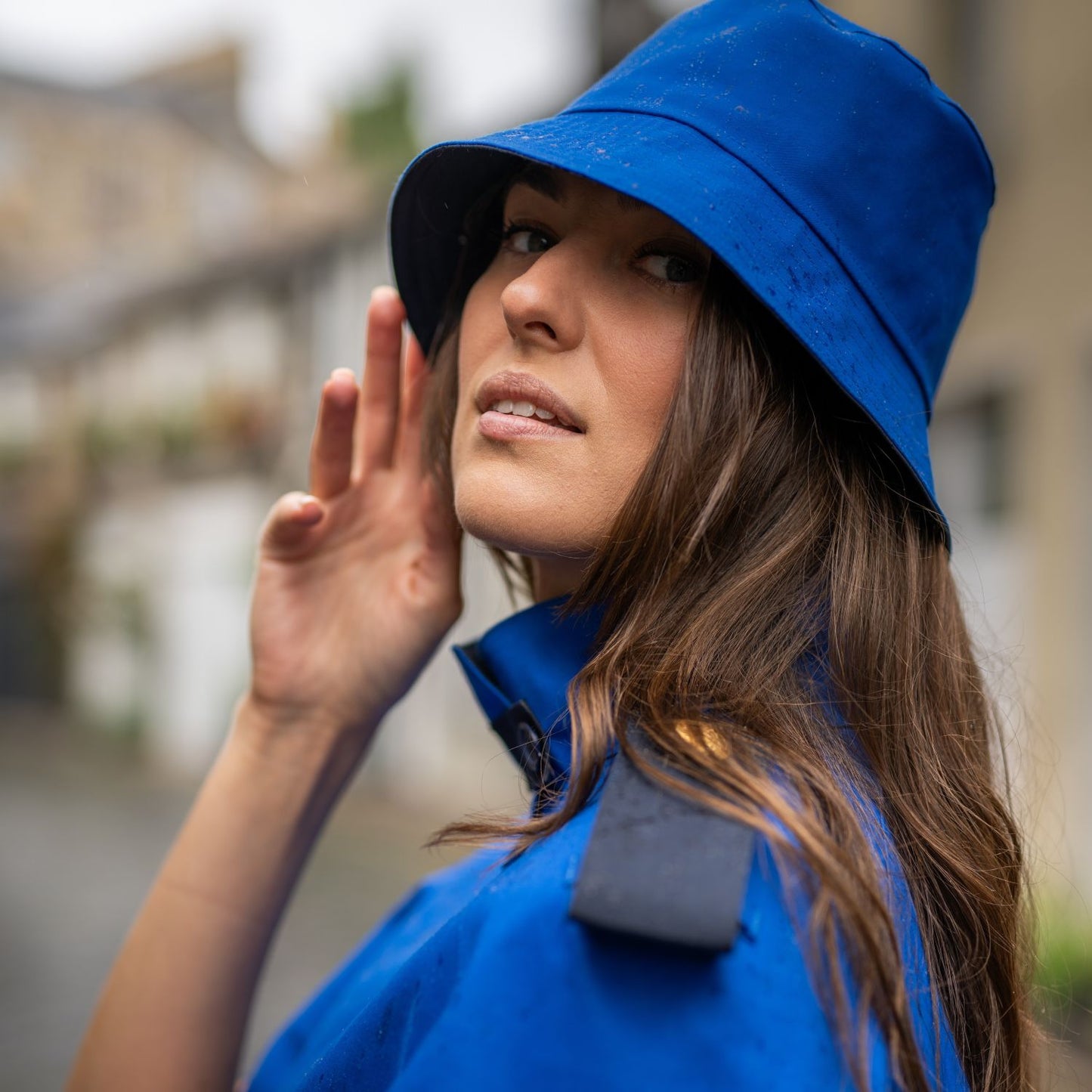 Nadia Cape Royal Blue