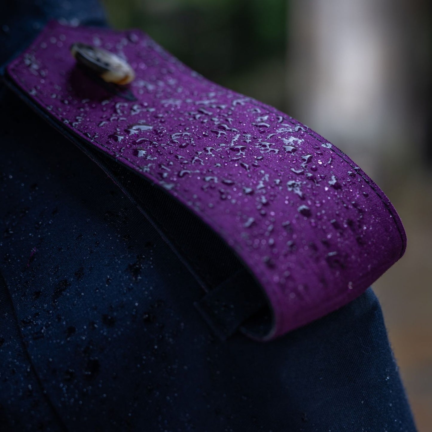 Nadia Cape Navy/Purple