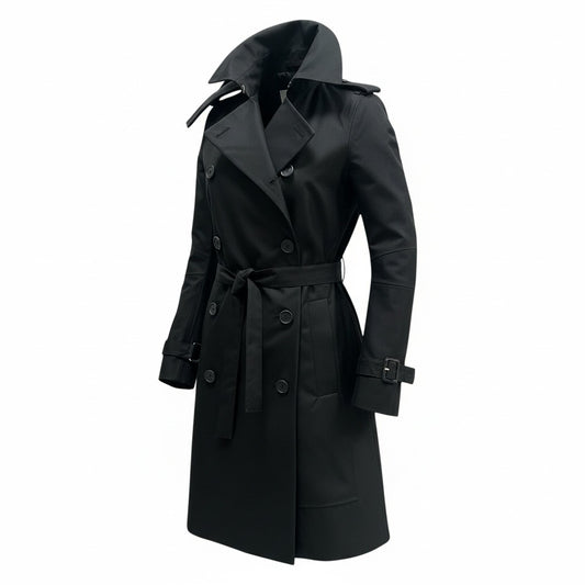 Frida Waterproof Raincoat – Black