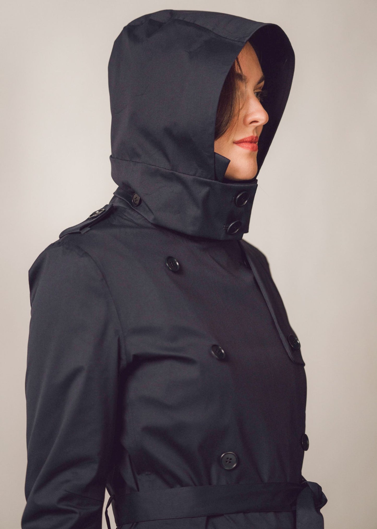Frida Waterproof Raincoat – Navy